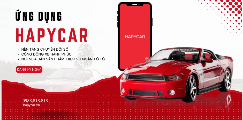 Ứng dụng Hapycar – Nền tảng chuyển đổi số ngành ô tô